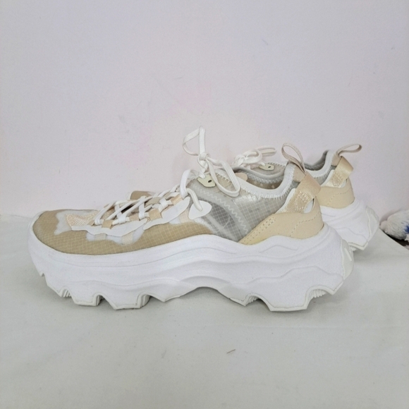 Sorel kinetic breakthru tech lace sneaker chalk white 7.5 NWOB - Picture 5 of 9